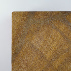 Earth Brown 1 rck. refillable sandstone candle, side face close up of the sandstone